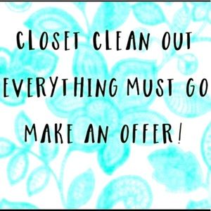 Help me clean my closet out asap!!